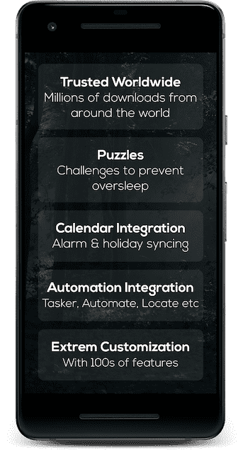 AMdroid - most feature rich android alarm clock